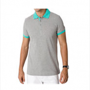 Men's Cotton Yarn Dyed Short Sleeve Polo Sportswear
