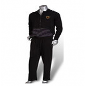 Men's Cotton Polyester Velvet Zippered Sweatsuit