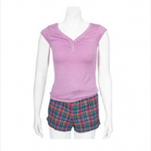 Ladies' Slight Cap Sleeve Shirt