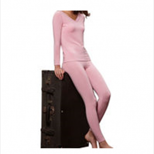 Ladies' Modal Fabric V-neck Thermal UnderWear