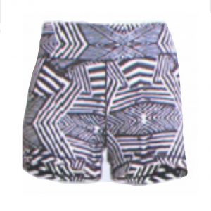 Women's Fashionable Casual Sport Digital Printed Shorts