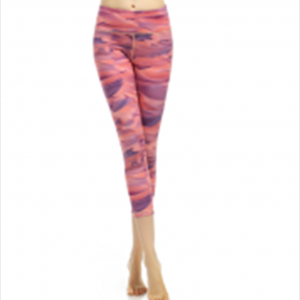 Tight Fit Digital Printed Capri Pants