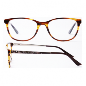 Acetate Frame with Metal Temple Optical Frames Eyeglasses