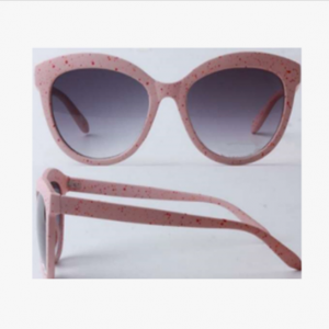 Fashion Polycarbonate Frame Acrylic Colour Lens Sunglasses