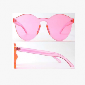 Fashion Transparent Plastic Sunglasses