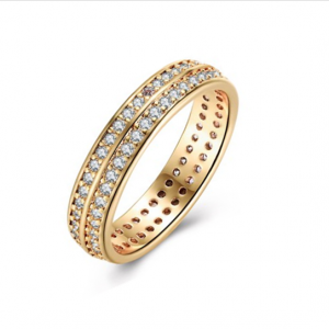Luxury Unisex Imitation Gold Plated Ring