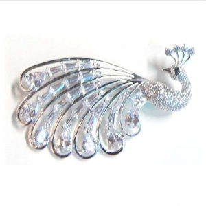 Delicated Peacock Brooch